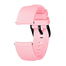 Wewoo Bracelet pour montre connectée Dragonne en Silicone Texture Crazy Horse Huami Amazfit Bip Lite Version 20mm Rose