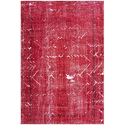 Vidal Tapis de laine 282x188 rouge Ultra Vintage