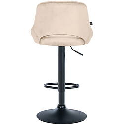 Non Tabouret de bar Milet velours noir pas cher