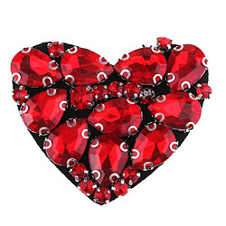 Patch Strass coeur