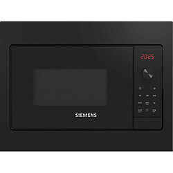 Micro-ondes solo 20l 800w encastrable noir - bf523lmb3 - SIEMENS