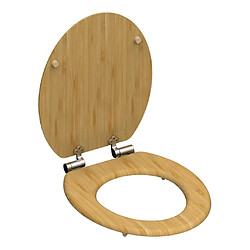 SCHÜTTE Siège de toilette fermeture en douceur NATURAL BAMBOO