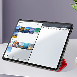 Avis Avizar Étui pour Samsung Tab A9 Plus Clapet Trifold Support Video et Clavier Rouge