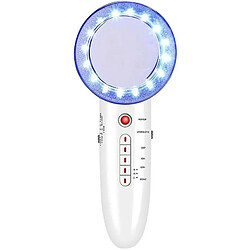 Chrono Masseur pour le visage Masseur brûlant les graisses EMS LED Galvanic Ion Facial Beauty Machine Ultrasonic Weight Loss Anti Cellulite Skin Care Massager