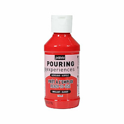 Pebeo Peinture pouring acrylique brillante - Rouge - 118 ml