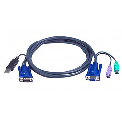 Cable kvm ATEN 2L-5502UP VGA-USB-PS2 - 1,80M