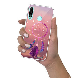 Coque Huawei P30 Lite 360 intégrale transparente Attrape rêve rose Ecriture Tendance Design Evetane. pas cher