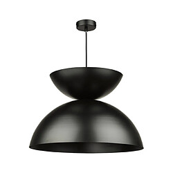 Luminaire Center Suspension Riya Noir mat