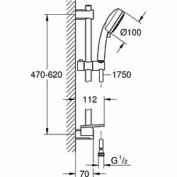 Acheter Colonne de douche Grohe 26398000 2 Positions