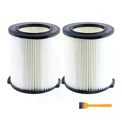 2 filtres pour aspirateur humide/sec, 5 Gallons, avec brosse, remplacement pour aspirateur VF4000