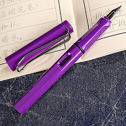 Wewoo Composants Arduino Transparent 3 plume en alliage de titane extra-fine de PCS School Pen stylo violet, livraison aléatoire 0.5mm / 0.38mm Nib