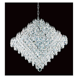 Lumière Chandelier Diamond Chrome 18 ampoules 63cm