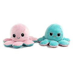 Universal Soft simulation réversible oreiller en peluche de toys lightpink lightblue