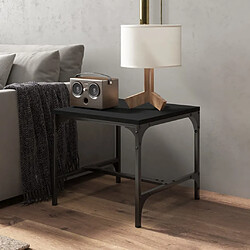 Avis ComfortXL Table D'appoint Noir 40x40x35 Cm Bois D'ingénierie