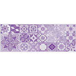 Alter Tapis de cuisine, 100% Made in Italy, Tapis antitache avec impression numérique, Tapis antidérapant et lavable, Modèle Beinvenido, 140x52 cm