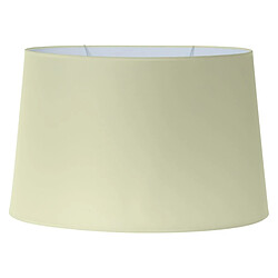 Écran de lampe Alexandra House Living Beige Textile 50 x 31 x 30 cm Ovale