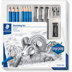 STAEDTLER Kit de dessin Sketching Design Journey, 12 pièces ()