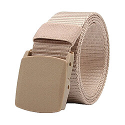 Boucle De Glissière De Ceinture En Nylon Pour Hommes En Nylon, Respirant Pour L'extérieur, Beige pas cher