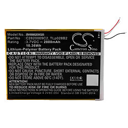 vhbw Li-Polymère batterie 2800mAh (3.7V) pour tablette tablet Kurio C15100M, C15150M, Tab 2, Xtreme 2