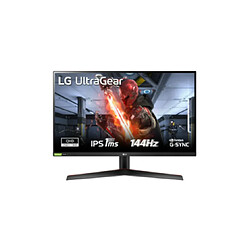 ECRAN LG 27" gaming Noir 27GN800P-B.AEU 16:9 IPS 1ms 144Hz QHD 2560x1440 350cd/m2 2xHDMI DP FreeSync Mode DAS Black Stabilizer Inclinaison