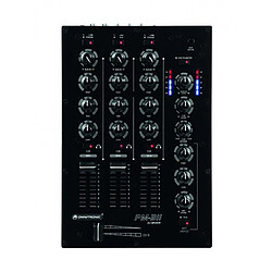 Omnitronic PM-311P Table de mixage 3 canaux MP3 USB Omnitronic