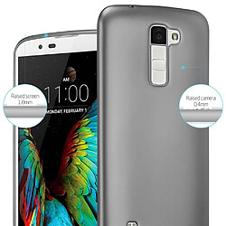 Cadorabo Coque LG K10 2016 Etui en Gris pas cher