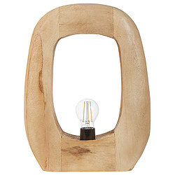 Acheter Beliani Lampe de table en bois clair AJAY