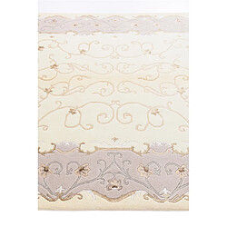 Vidal Tapis de laine 198x155 beige Darya pas cher