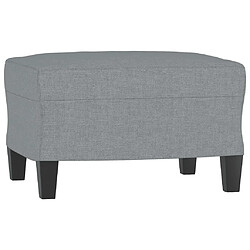 Maison Chic Ensemble de canapés 3 pcs avec coussins, Canapé droit Sofa pour Salon Gris clair Tissu -GKD323010 pas cher