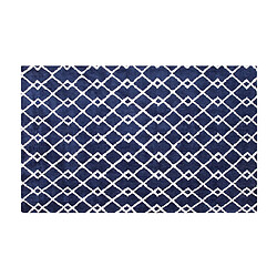 Acheter Beliani Tapis rectangulaire bleu 140 x 200 cm SERRES