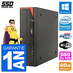 PC Fujitsu Esprimo E520 E85+ DT Intel G3220 RAM 4Go SSD 960Go Windows 10 Wifi - Occasion