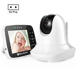 Babyphone Camera Écran LCD 3.5 Pouces Vision Nocturne Audio Bidirectionnel EU Plug YONIS