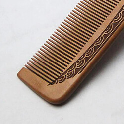 Avis Peigne 17x5.3cm De Brosse De Cheveux D'enfants D'enfants D'enfants De Bébé De Bois De Pêche Fait à La Main écologique