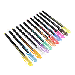 Avis Stylos à Gel De Couleur Néon Scintillant Marqueurs Stylo Lumineux Fluorescent 12 Couleurs