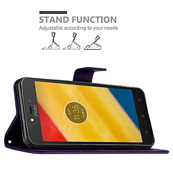 Avis Cadorabo Coque Motorola MOTO C PLUS Etui en Mauve