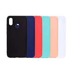 Wewoo Coque Souple Pour Xiaomi Mi 8 SE Housse TPU Candy Color Rouge pas cher