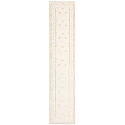 Vidal Tapis de couloir en laine 394x84 beige Darya