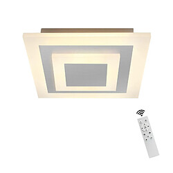 Autres Temps ZMH LED Ceiling Light Square Dimmable Stepless with Remote Control (Plafonnier LED carré à gradation progressive avec télécommande)