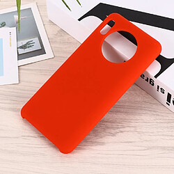 Wewoo Coque Souple Pour Huawei Mate 30 Pro Housse de protection antichoc en silicone liquide rouge