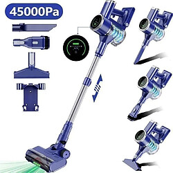 KILISKY Aspirateur Balai sans Fil-45000Pa/550W Aspirateur Balai-8 en 1 HEPA Système de Filtration-65 Min Autonomie-Ecran Tactile