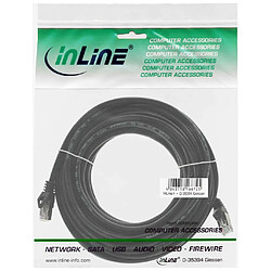 Avis Câble patch, S-FTP, Cat.5e, noir, 20m, InLine®