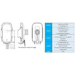 Acheter Universal Chargeur sans fil 15W Porte-auto pour ventilation d'air Porte-téléphone de voiture Intelligent Infrarouge Rapide Chargeur sans fil | Chargeur de voiture