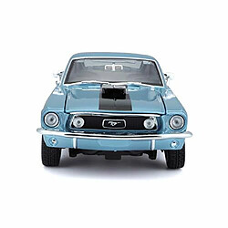 Maisto 1968 Ford Mustang gT cobra Jet Hard Top 118 Scale Diecast Model Vehicle Blue