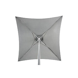 Hesperide Parasol droit Anzio - 2 x 2 m - Ardoise pas cher