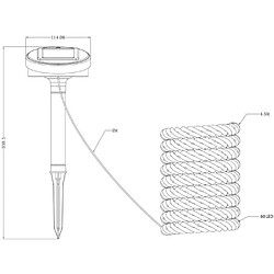 Galix Guirlande solaire corde - 60 LED pas cher