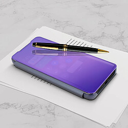 Avizar Étui Xiaomi Mi 10T / Mi 10T Pro Clapet Translucide Design Miroir Support Violet pas cher