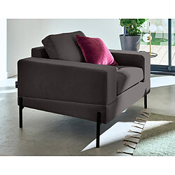 Lisa Design Isaure - fauteuil en velours