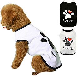 Acheter Wewoo Vêtements pour animaux de compagnie chien motif d'amour gilet de chientaille S noir