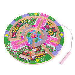 Bigjigs Toys Puzzle de labyrinthe de jardin de fleurs