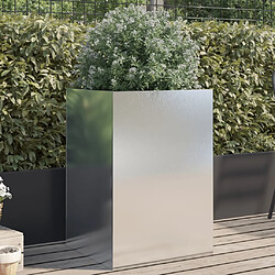 vidaXL Jardinière argenté 52x48x75 cm acier inoxydable